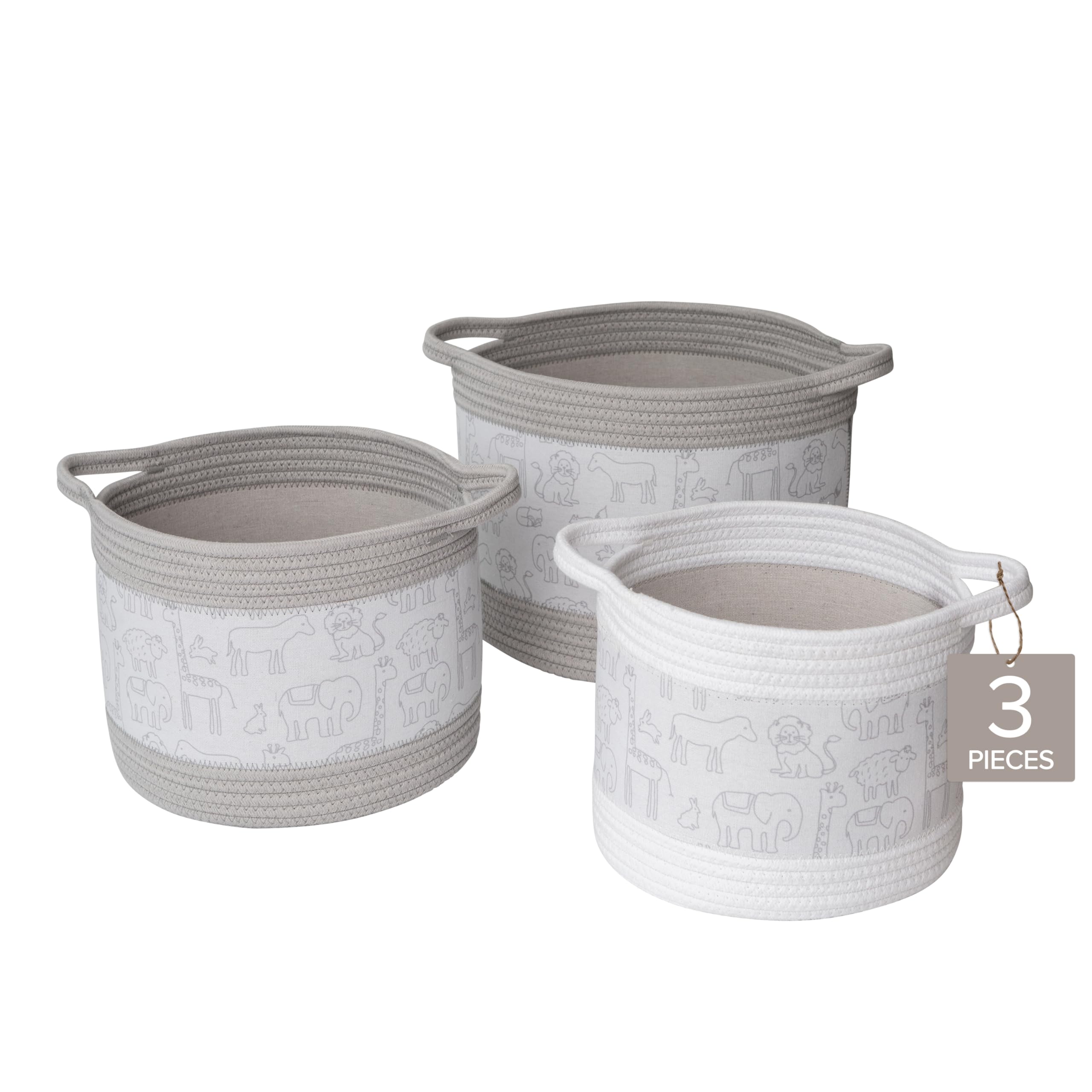 Amazon.com: RGI Home Decorative Storage Baskets with Zoo Animal